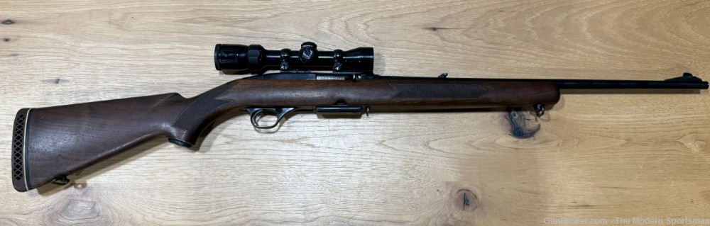 Winchester Model 100 .308 Scoped Semi Automatic Hunting Rifle Wood Stock-img-0