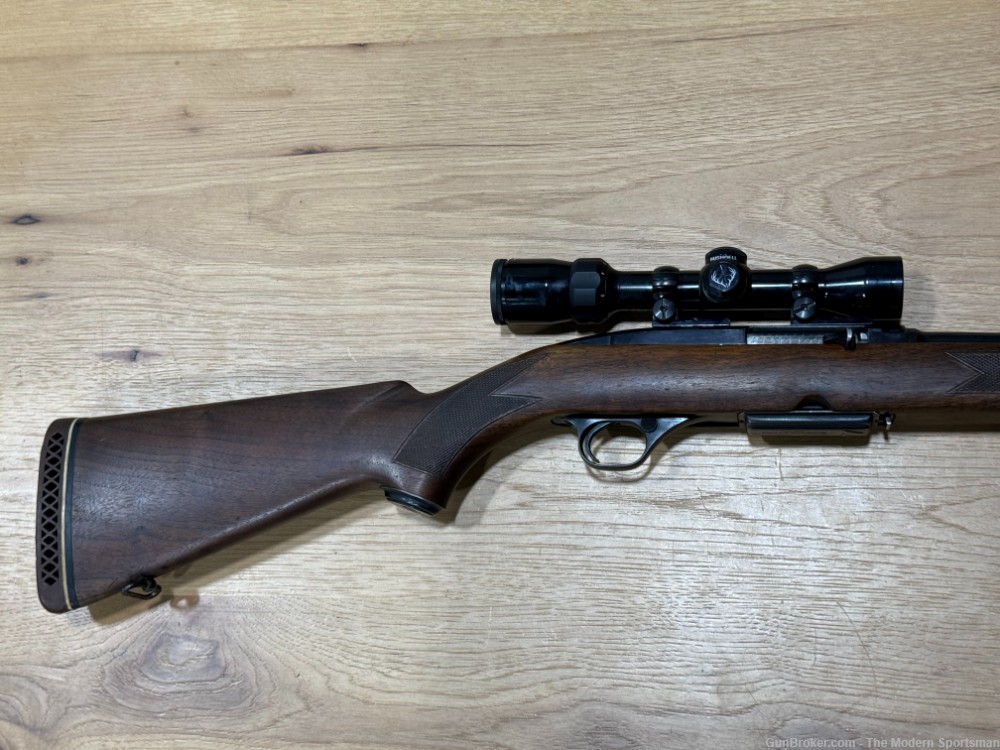 Winchester Model 100 .308 Scoped Semi Automatic Hunting Rifle Wood Stock-img-1