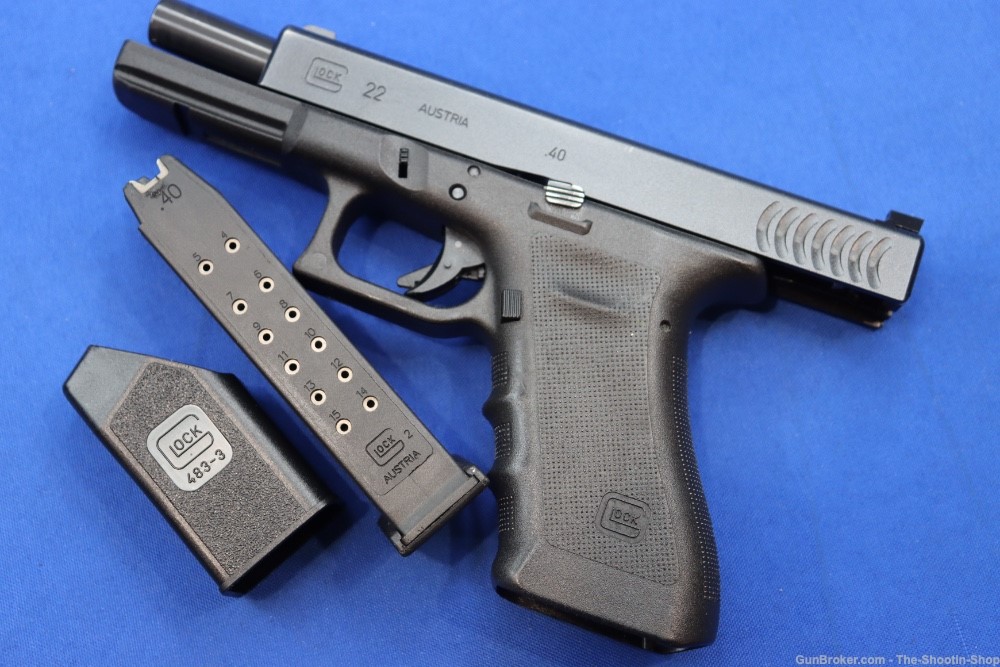 Glock Model G22 RTF Pistol 40S&W 4.5" 15RD Rare Rough Texture Frame AUSTRIA-img-20