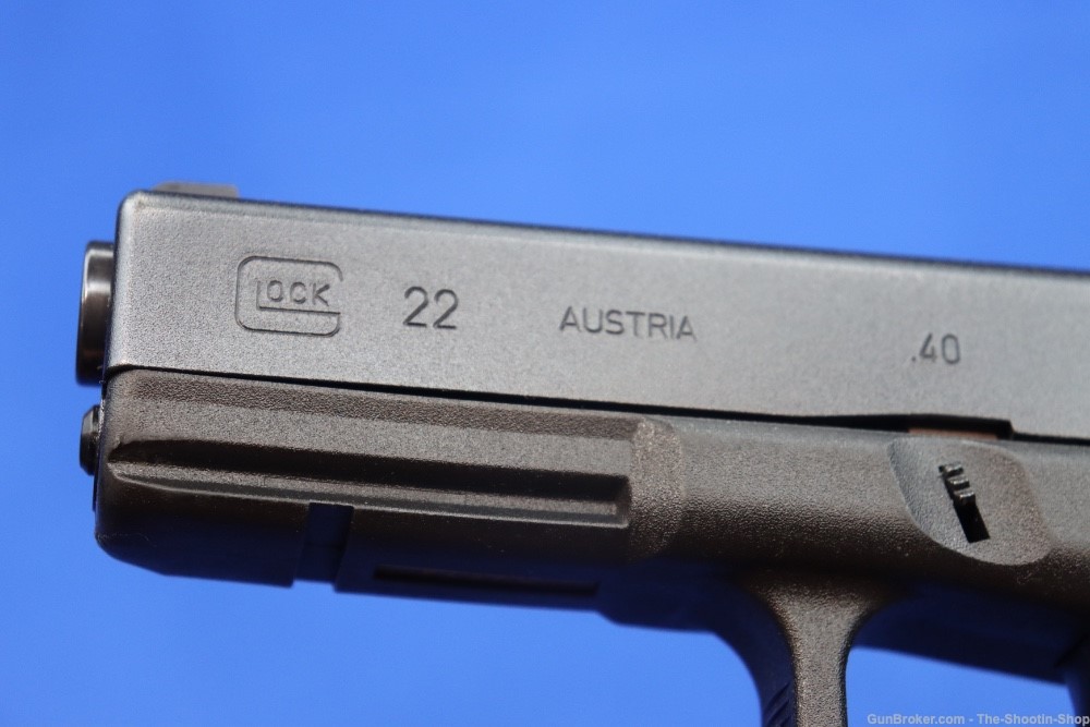 Glock Model G22 RTF Pistol 40S&W 4.5" 15RD Rare Rough Texture Frame AUSTRIA-img-16