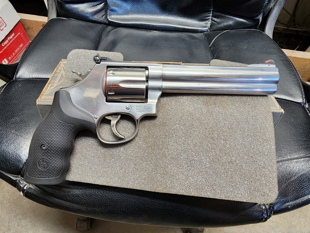 PICS! NEW SMITH & WESSON 686 COMBAT MAGNUM .357 MAG 6" STAINLESS 6 SW 686-6-img-2