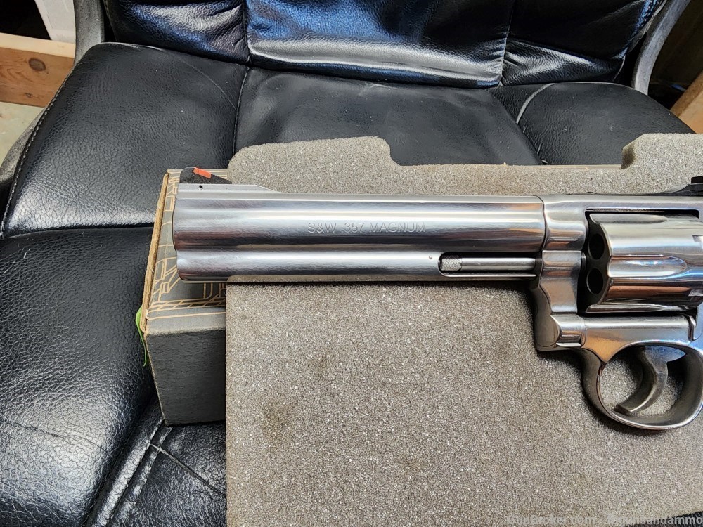 PICS! NEW SMITH & WESSON 686 COMBAT MAGNUM .357 MAG 6" STAINLESS 6 SW 686-6-img-9