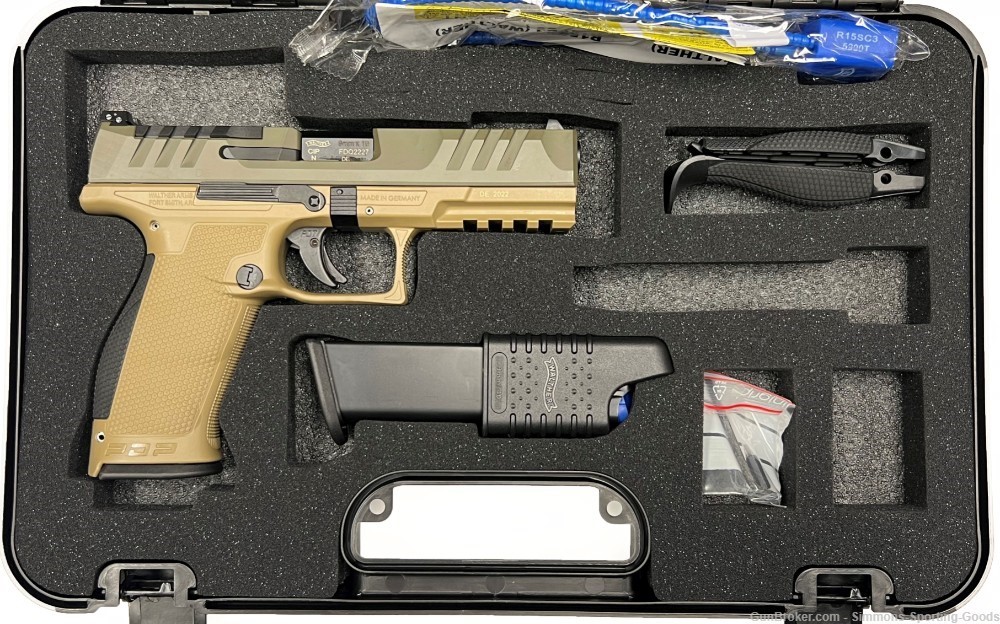 Walther PDP (2858380OD) 4.5" 9mm 18Rd Semi Auto Pistol - OD Green/FDE-img-3