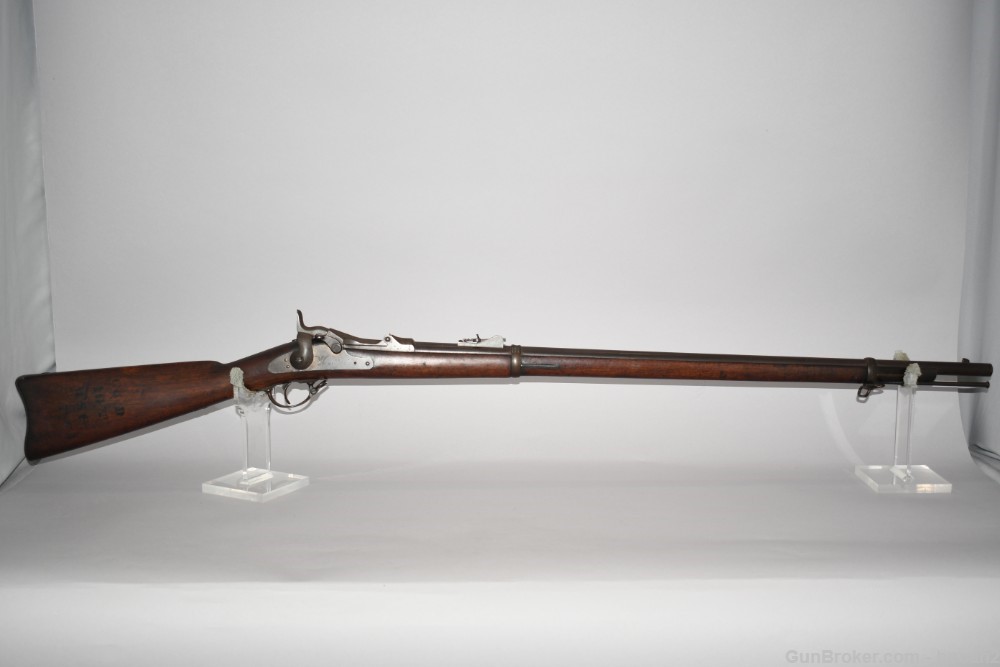 US Springfield Model 1879 Trapdoor Single Shot Rifle 45-70 Govt Unit Marked-img-0