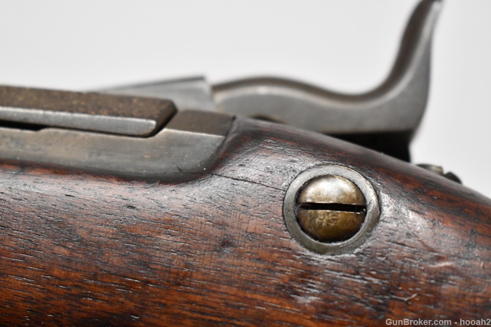 US Springfield Model 1879 Trapdoor Single Shot Rifle 45-70 Govt Unit Marked-img-45
