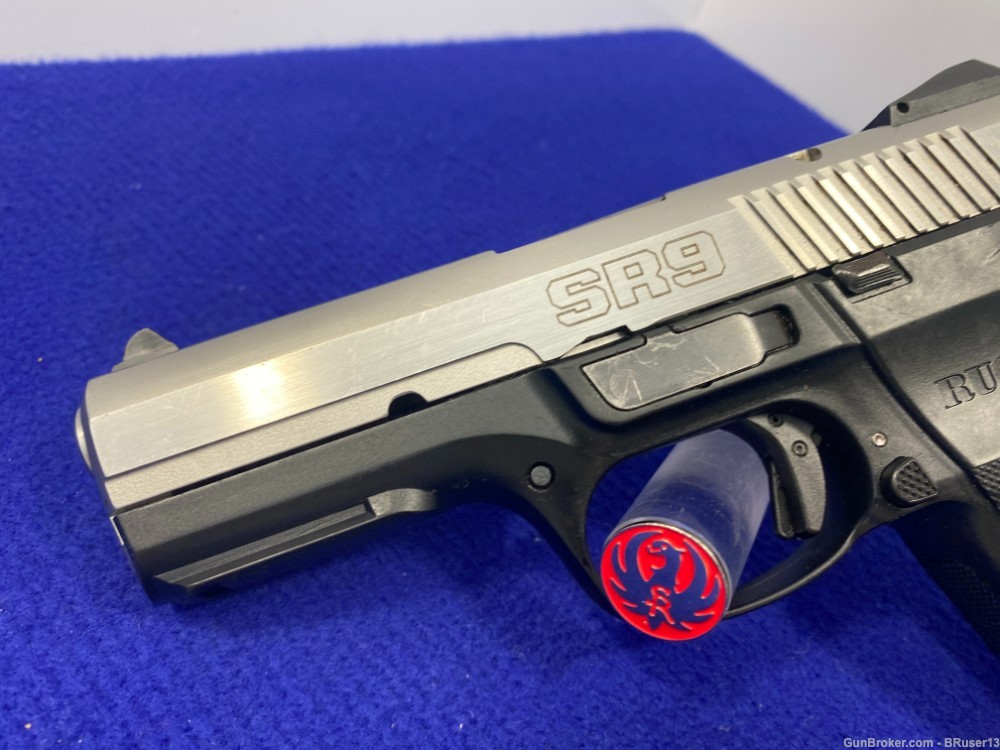 2012 Ruger SR9 9mm Stainless 4.14" *SLIM & RELIABLE SEMI-AUTOMATIC RUGER*-img-6