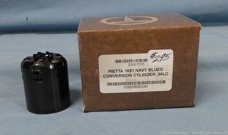 Taylor's & Co. Howell made conversion cylinder Pietta 1851.36 cal.-img-0