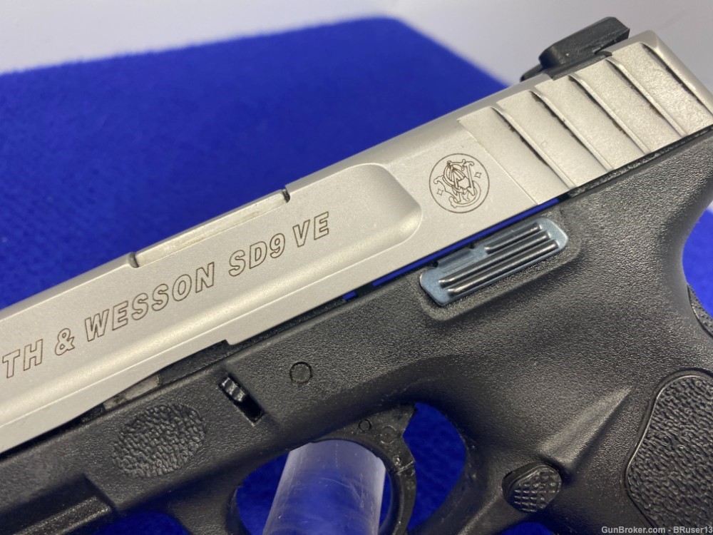 Smith Wesson SD9VE 9mm Stainless 4" *FANTASTIC ENHANCED SERIES*-img-4