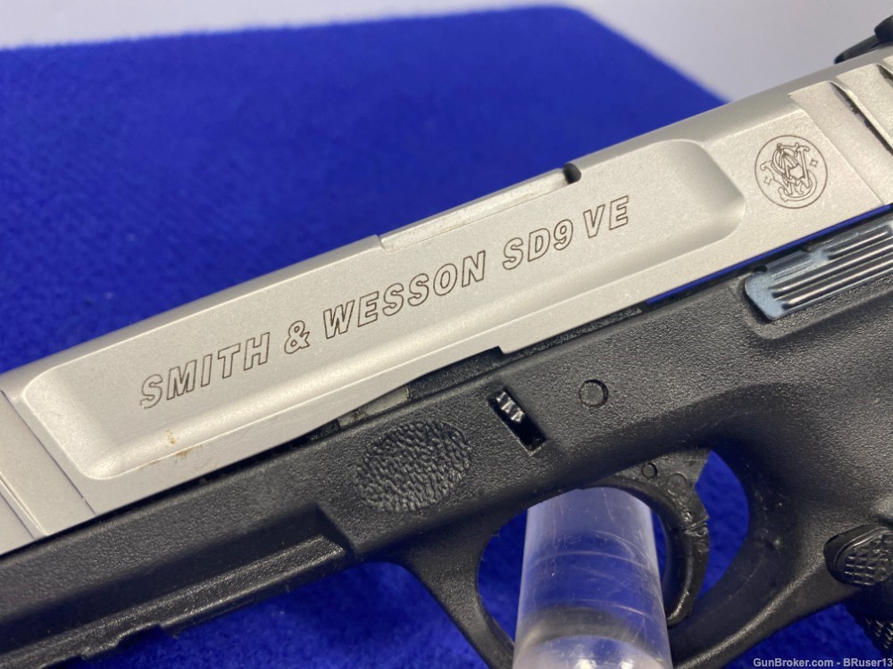 Smith Wesson SD9VE 9mm Stainless 4" *FANTASTIC ENHANCED SERIES*-img-5