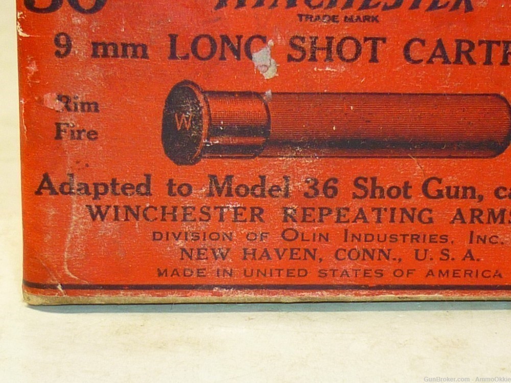 1rd WINCHESTER 9mm Rimfire SHOT Model 36 Single Shot Rim Fire RF-img-3
