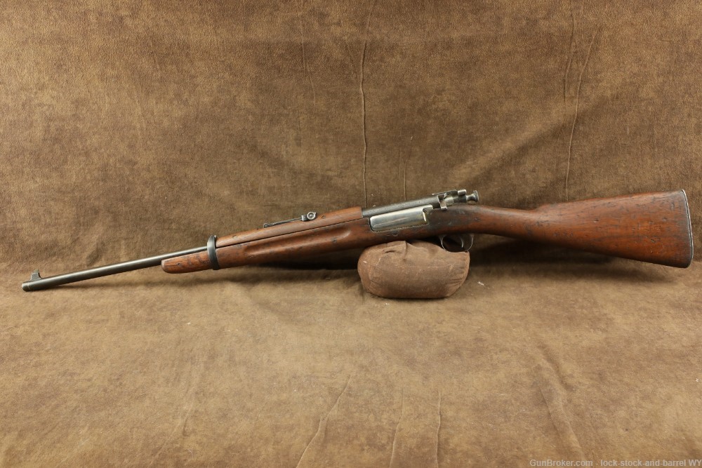 US Span-Am Springfield Model 1898 Krag Carbine .30-40 Bolt Action Rifle C&R-img-8