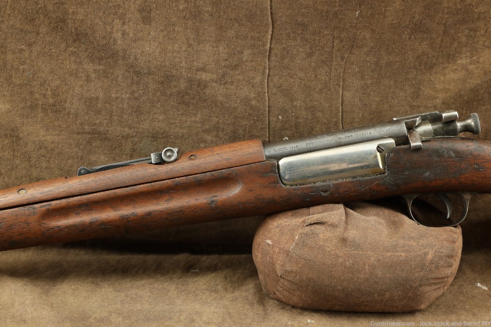 US Span-Am Springfield Model 1898 Krag Carbine .30-40 Bolt Action Rifle C&R-img-11