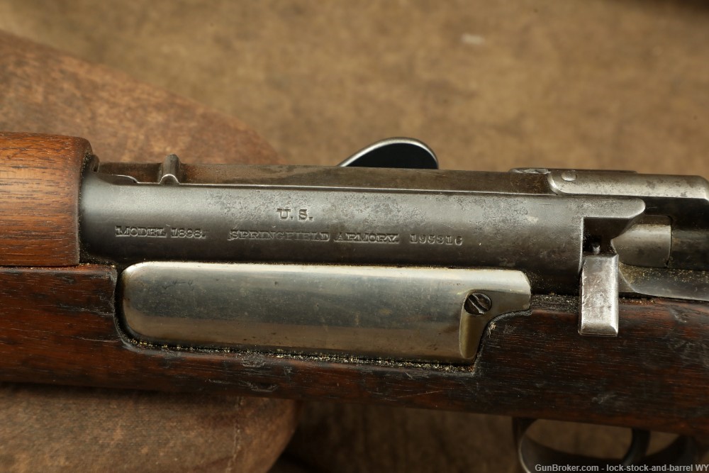 US Span-Am Springfield Model 1898 Krag Carbine .30-40 Bolt Action Rifle C&R-img-32