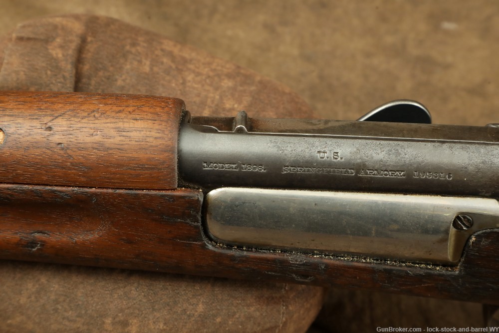 US Span-Am Springfield Model 1898 Krag Carbine .30-40 Bolt Action Rifle C&R-img-31