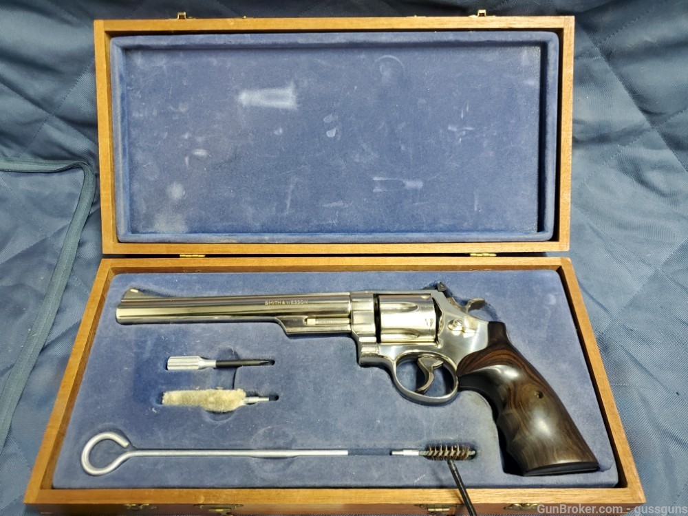 smith and wesson s&w 25-5 45lc 45 long colt presentation box nickel-img-23