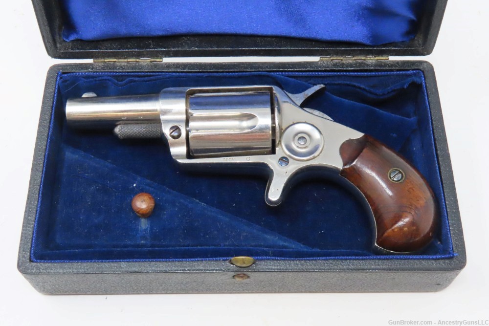 CASED London England Proofed Antique COLT NEW LINE .38 Centerfire Revolver -img-3