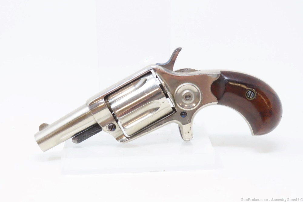 CASED London England Proofed Antique COLT NEW LINE .38 Centerfire Revolver -img-4