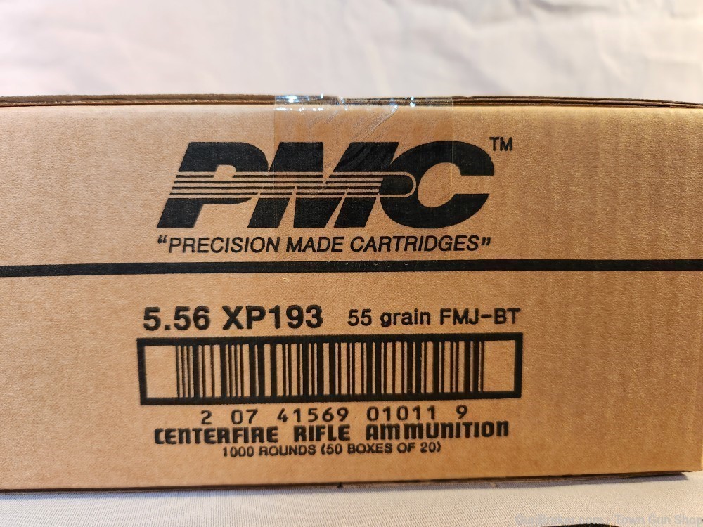 PMC 5.56X 5.56NATO 55GR FMJ 1000RDS NEW! PENNY AUCTION!-img-2