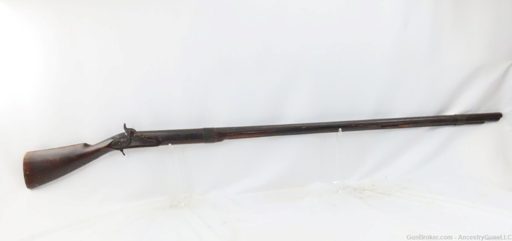 Large Antique BRITISH 1851 Dated TOWER Percussion Smoothbore MUSKET-img-1