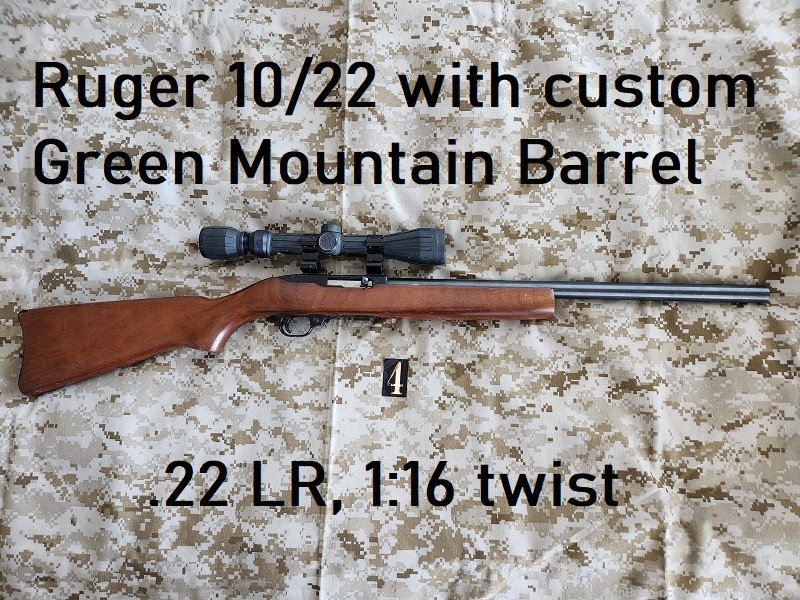 Consignment Ruger 10/22 with match Green Mountain barrel-img-0