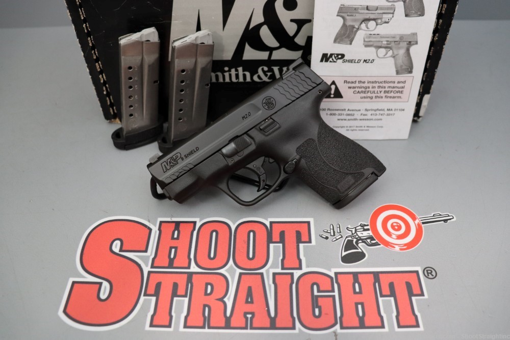 Smith & Wesson M&P9 Shield M2.0 9mm 3.1" w/ Night Sights NEW!-img-0