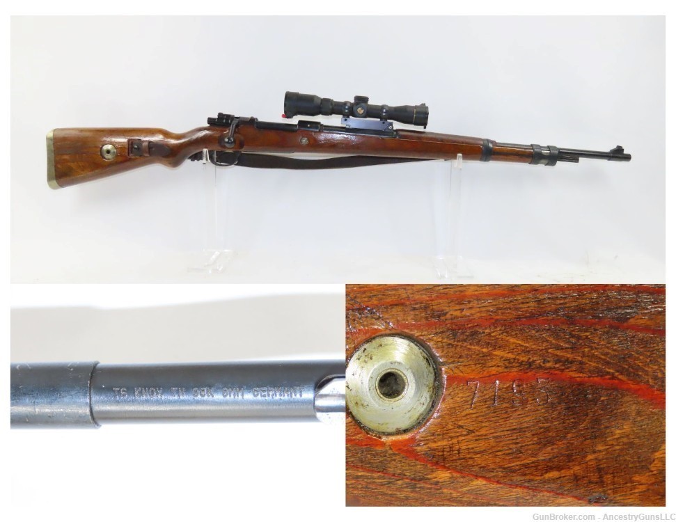 WORLD WAR II German J.P. SAUER & SON “ce” Code “43” Date Model K98 Rifle   -img-0