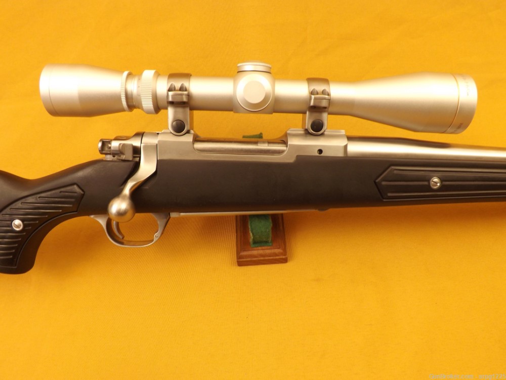 RUGER STAINLESS M77 MARK II .223REM BOLT ACTION RIFLE W/LEUPOLD MFG 1999-img-3