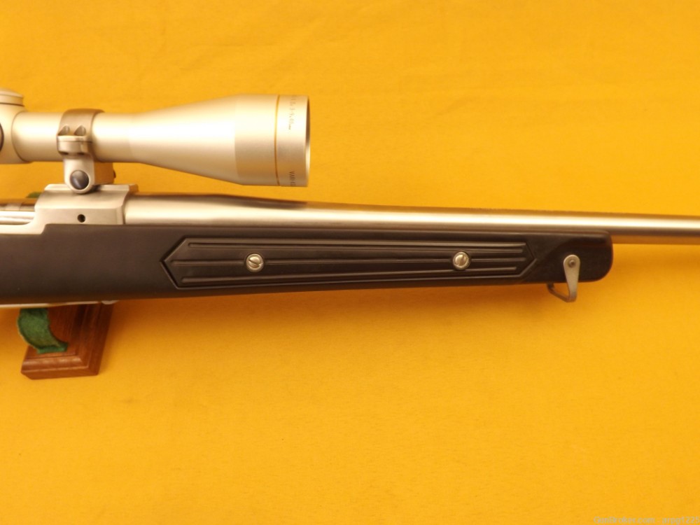 RUGER STAINLESS M77 MARK II .223REM BOLT ACTION RIFLE W/LEUPOLD MFG 1999-img-4