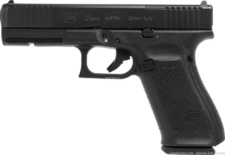 Glock PA205S203MOS G20 Gen 5 Semi-Auto Pistol, 10MM, 4.61"  Optics ready -img-0