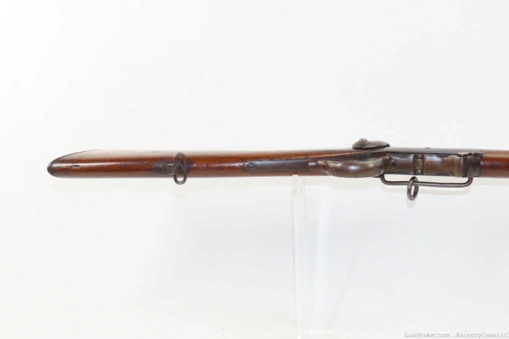 CIVIL WAR Antique U.S. BURNSIDE Model 1864 CAVALRY SADDLE RING CARBINE .54v-img-6