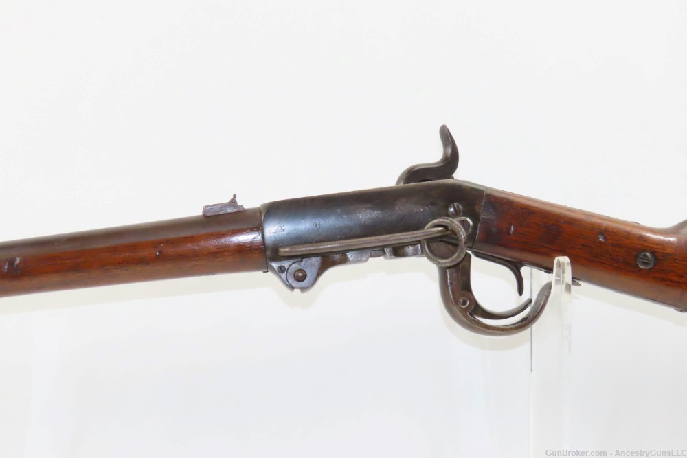 CIVIL WAR Antique U.S. BURNSIDE Model 1864 CAVALRY SADDLE RING CARBINE .54v-img-15