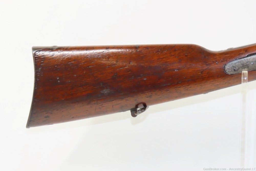CIVIL WAR Antique U.S. BURNSIDE Model 1864 CAVALRY SADDLE RING CARBINE .54v-img-2