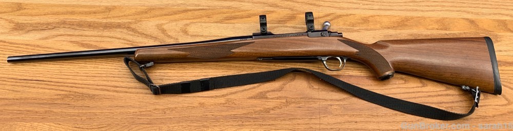 RUGER MODEL M77 BOLT ACTION .270 WIN W/ SCOPE MOUNTS CHECKERED WOOD STOCK-img-3