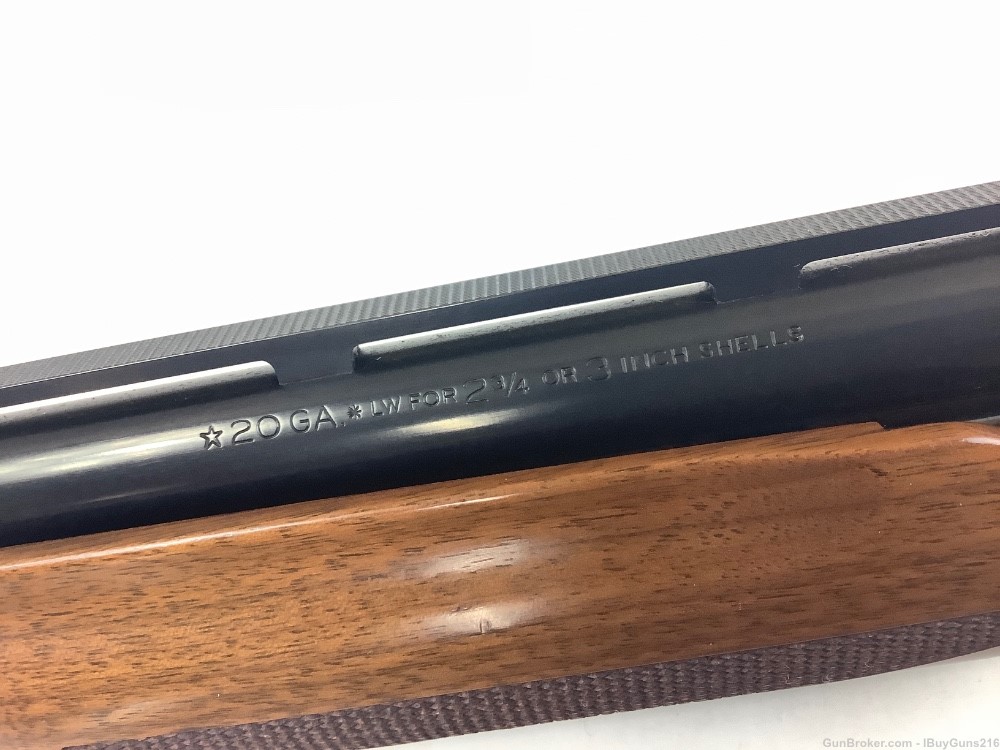 Remington 870LW Special 20 gauge 870 lightweight straight field stock vent-img-15