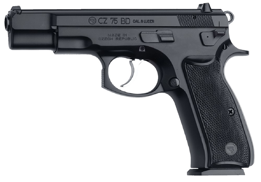 CZ-USA  CZ 75 B CA Compliant 9mm Luger 4.60 10+1, Black Finish -img-0