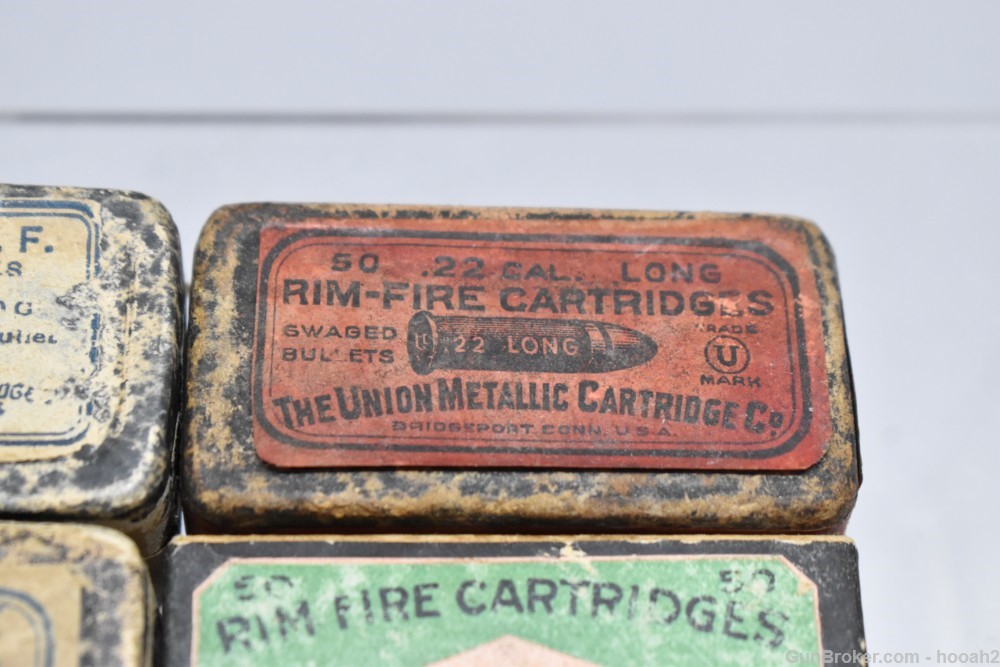 4 Sealed Vintage Boxes 200 Rds Remington UMC & Western 22 Long & LR -img-4