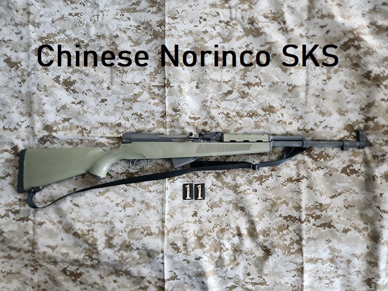 Consignment Norinco Chinese SKS with green nylon stock-img-0