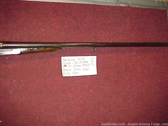 BK# 342 - Belgium SXS 12 Ga Shotgun-img-4