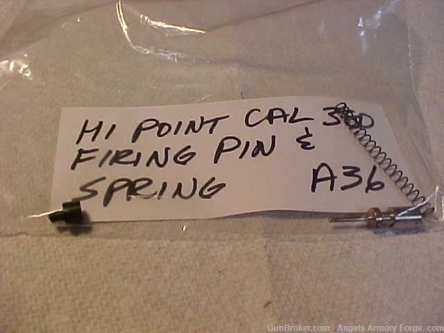 Hi Point C9 Firing Pin, Cap & Spring-img-0