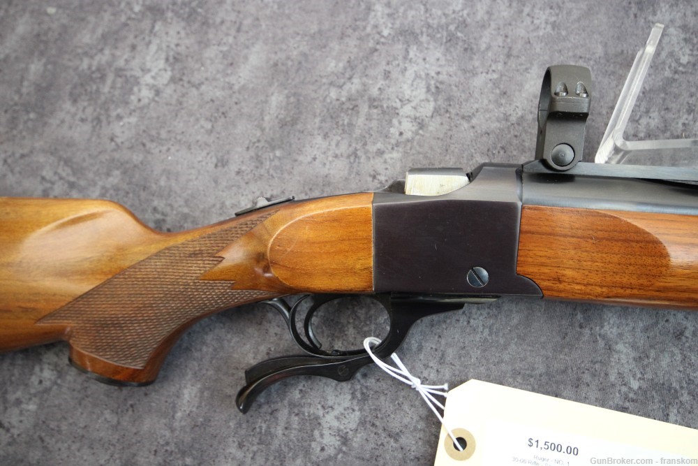 Ruger No. 1 Falling Bock Single Shot Rifle in 30-06 Sprg with 26" Barrel-img-1