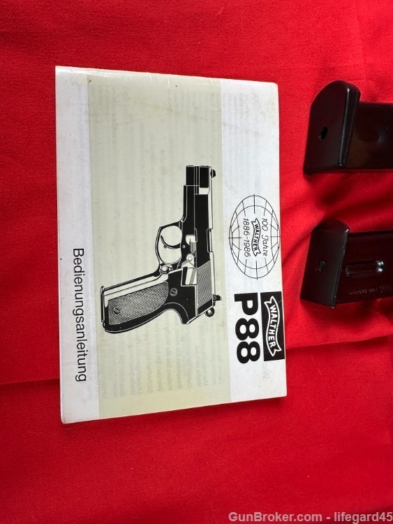 Walther P88, 15 + 1 rounds, 2 mags, Manual-img-7