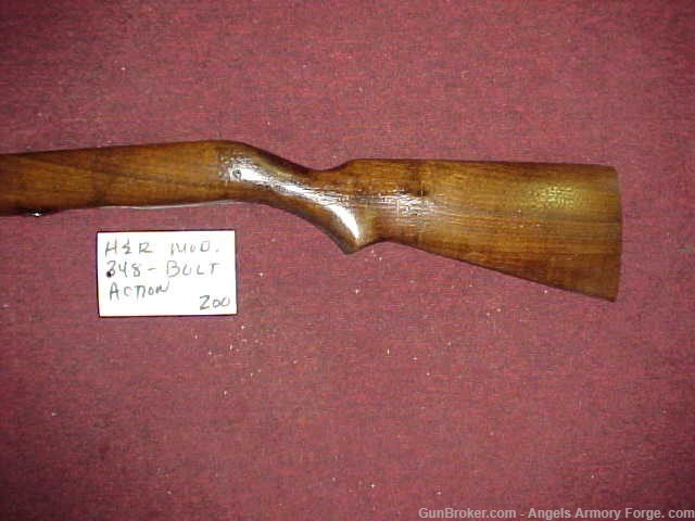 11/22 H&R Model 348 Bolt Action Rifle Stock-img-1