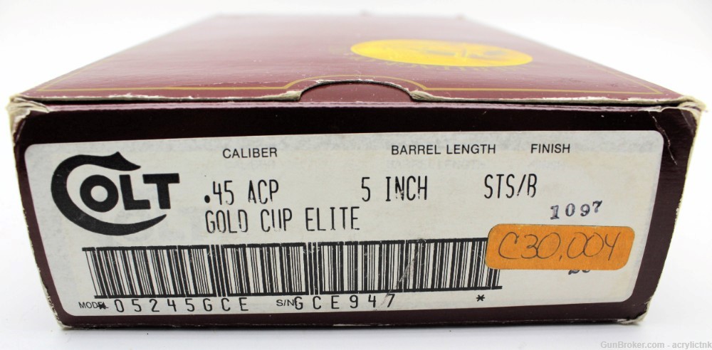 Colt Gold Cup Elite 45acp 1 of 750 1989 Mint FREE SHIPPING WITH BUY IT NOW!-img-8