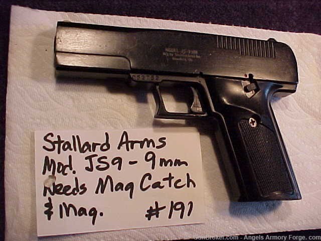 11/22 Stallard Arms JS 9 - 9mm - Needs a Mag Catch-img-0