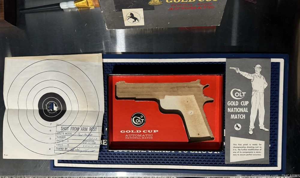 1962 Colt Gold Cup National Match - .45 ACP Royal Blue-img-10