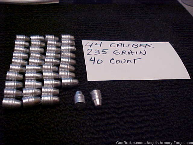 Book # 55 - 44 Caliber - 235 Grain Bullets - 40 Count-img-0