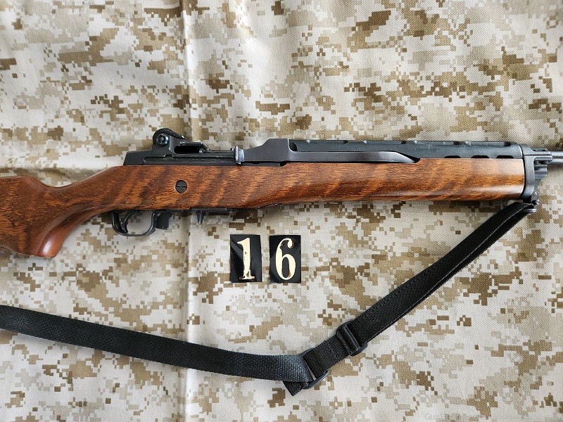 Consignment Ruger Mini-14 with nice Tiger stripe wood-img-2