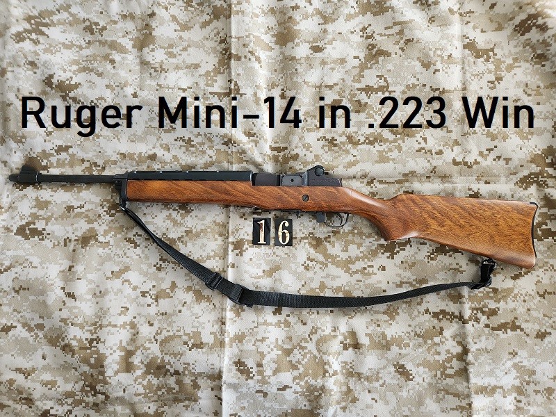 Consignment Ruger Mini-14 with nice Tiger stripe wood-img-4