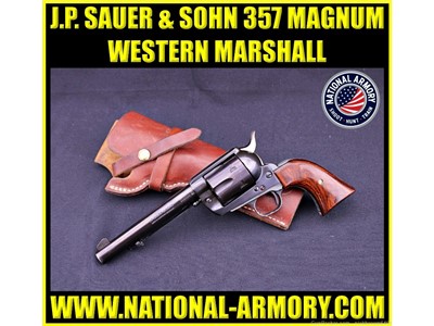 J.P. SAUER & SOHN WESTERN MARSHALL 357 MAGNUM 6" WEST GERMAN MFG SAA CLONE