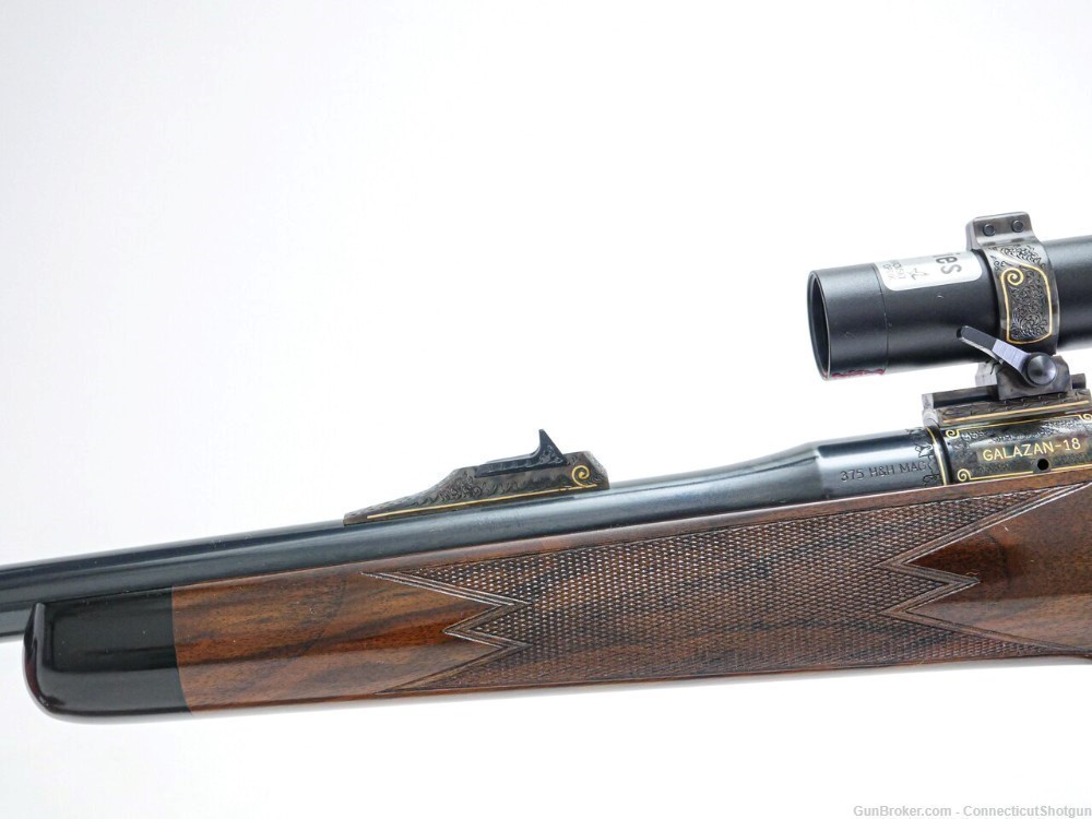GALAZAN - Custom Bolt Action Rifle, .375 H&H, 23" Barrel.-img-5